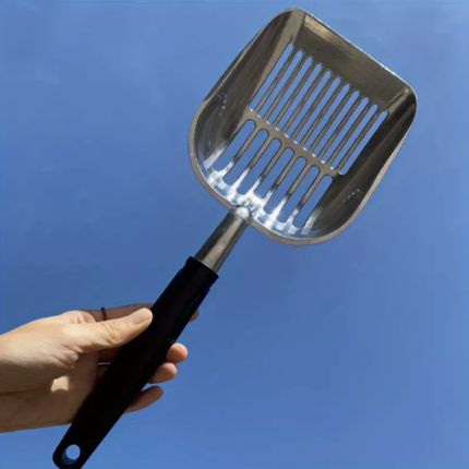 Petco Heavy-Duty Stainless Steel Cat Litter Scoop with Long Handle - Durable Metal 