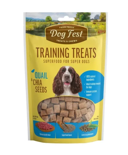 Training treats quail & chia seeds (90g)