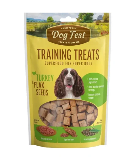 Training treats turkey & flax seeds (90g)